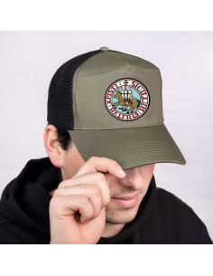 Gorra verde trucker Caballeros Templarios