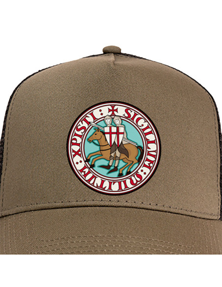 Grøn trucker cap Tempelriddere