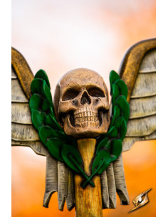 Estandarte Batalla con calavera alada 2