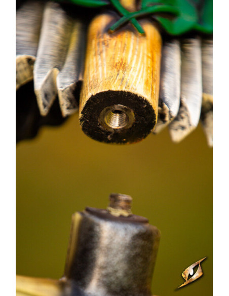 Slagstandarte med vinget kranium