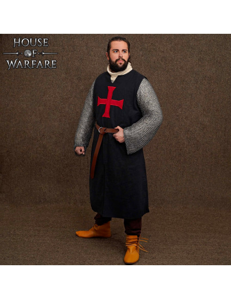 Middeleeuwse kruisriddertunic, kleur...