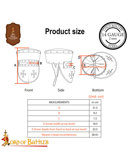 Ridderrus fra tempelridderne fra det...