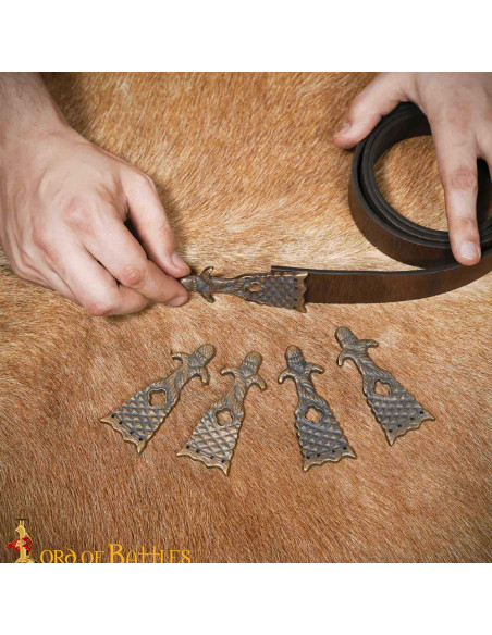 Pack de 5 puntas para cinturón...