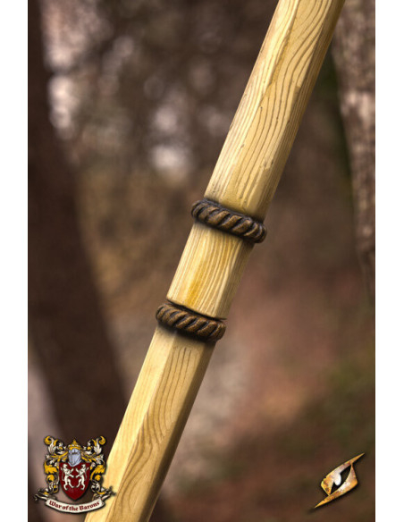 Lanza medieval de guerrero para LARP...