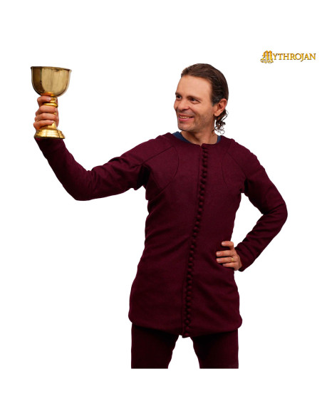 Middeleeuwse tuniek in wol model...