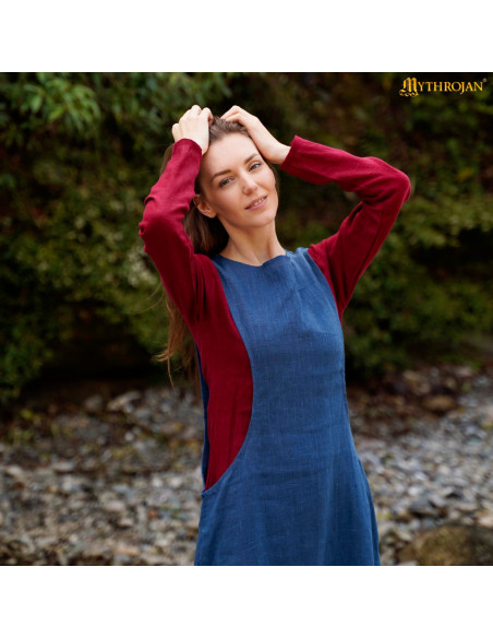 Sobrevesta medieval en lino sin...