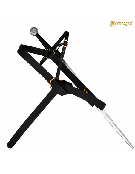 Leer draagriem voor zwaarden model...