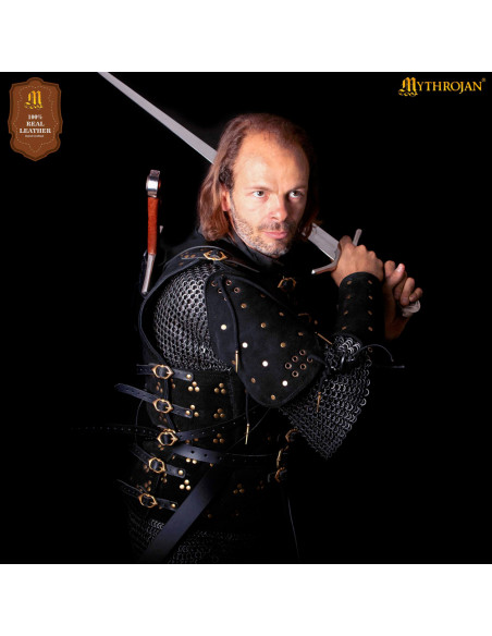 Leer draagriem voor zwaarden model...