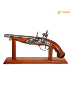 Soporte medieval de madera para pistolas piratas 2