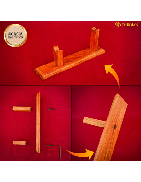 Soporte medieval de madera para...