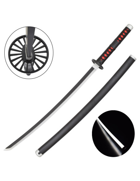 Dekorativ LED Katana Tanjiro Kamado -...
