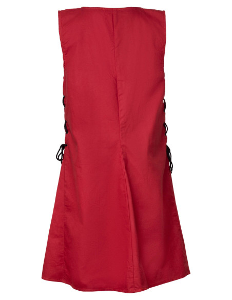 Tabardo medieval Wigand en lona roja