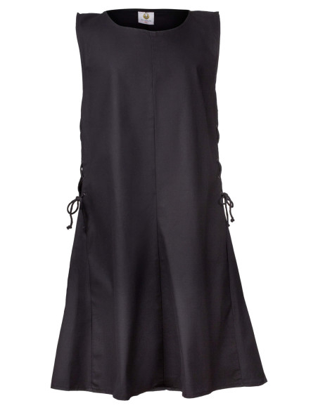 Tabardo medieval Wigand en lona negra