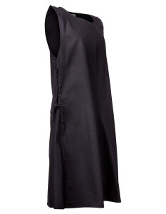 Tabardo medieval Wigand en lona negra 2