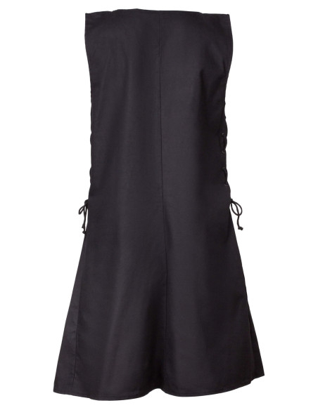 Tabardo medieval Wigand en lona negra