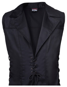 Gothisk vest Hemblock i sort 2