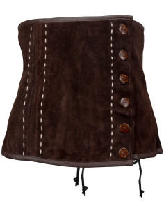 Middeleeuwse Estela Corset in Bruin