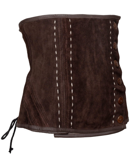 Middeleeuwse Estela Corset in Bruin