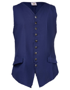 Ismaël Renaissance vest van de zeven zeeën, in blauw