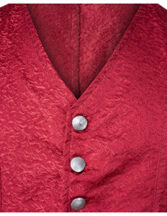 Chaleco Ismael de los siete mares, en rojo 2