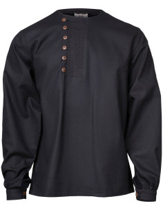 Camisa eslava Tymont en negro