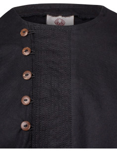 Camisa eslava Tymont en negro 2