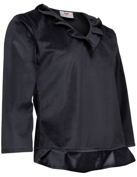 Josefina Renaissance-Bluse aus Samt