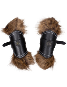 Vikingerschmuck aus Leder Modell Jotun, schwarz
