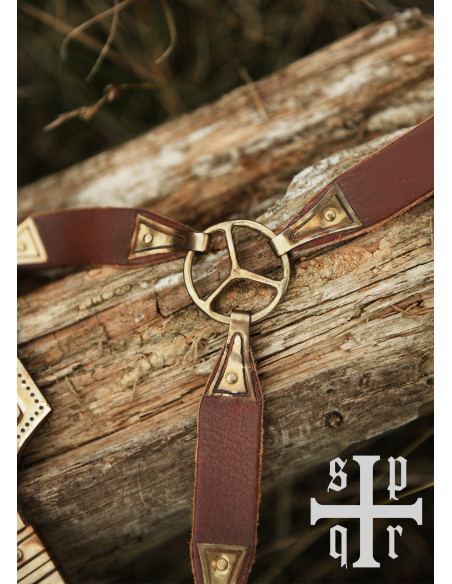 Cuchillo Sax Vikingo en acero Damasco