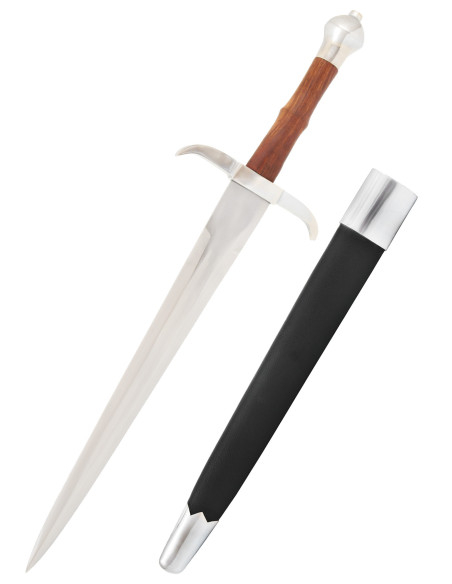 Daga medieval con vaina (57,5 cm.)