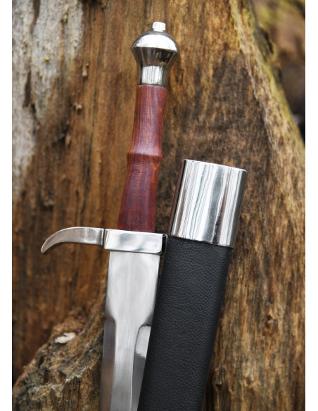 Daga medieval con vaina (57,5 cm.)