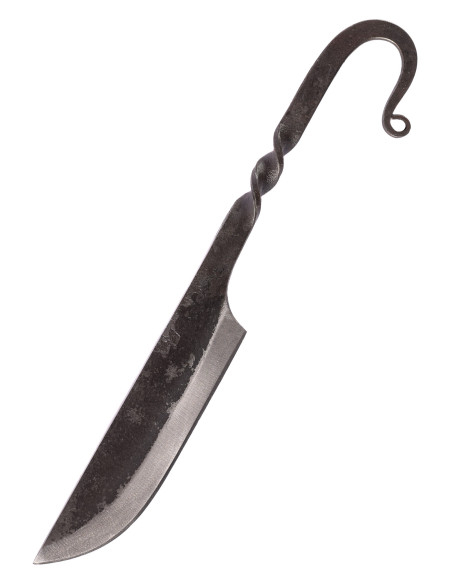 Cuchillo medieval artesanal con funda