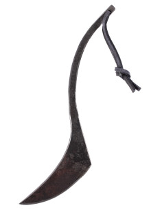 Cuchillo desollador medieval forjado a mano