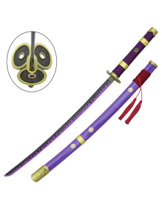 Katana Enma de Zoro en One Piece, púrpura