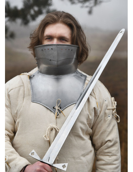 Bevor medieval en acero (1,2 mm.)