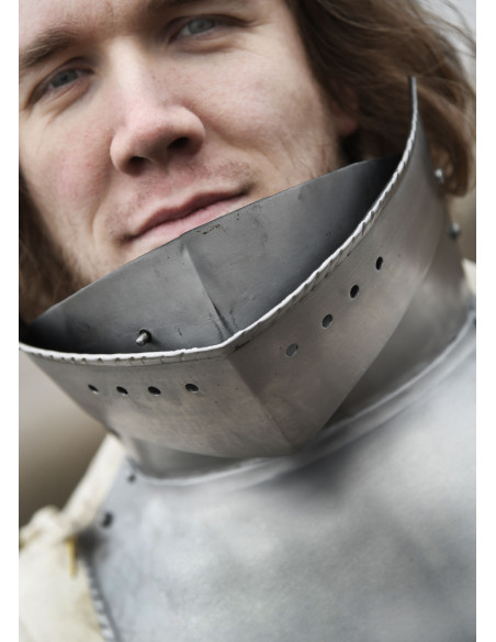 Bevor medieval en acero (1,2 mm.)