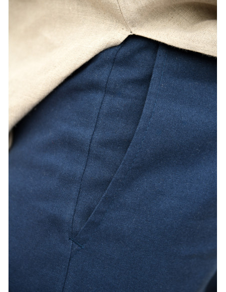 Middeleeuwse Hagen broek in blauw