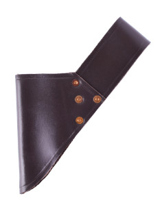 Brauner Ledersäbelhalter