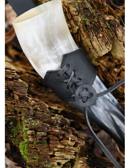 Klein hoornhouder, zwart