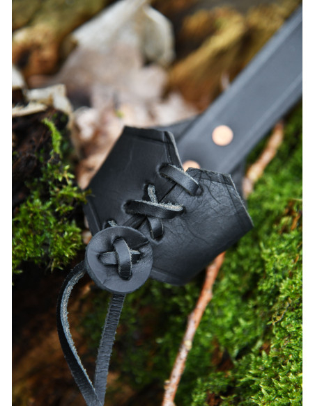 Klein hornhalter, schwarz