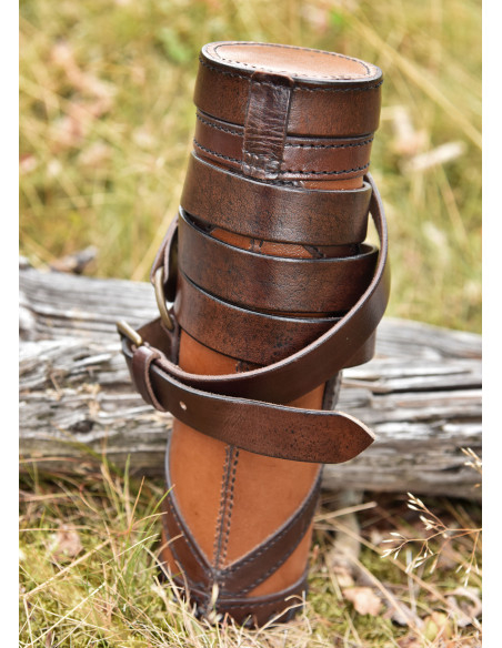 Capsa Romana Pergamententräger aus Leder