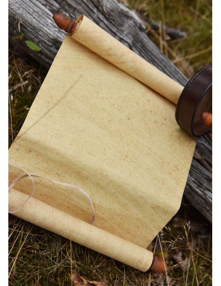 Capsa Romana Pergamententräger aus Leder