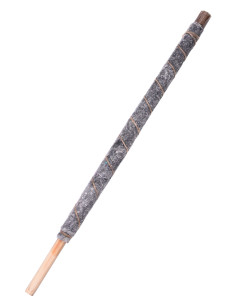 Voksfakkel med stof (60 cm.)