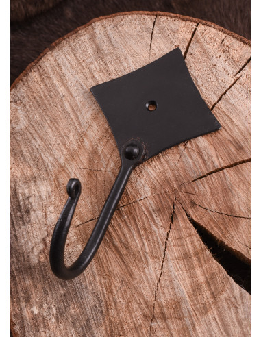 Soporte medieval en forja para colgar (12X8 cm.)