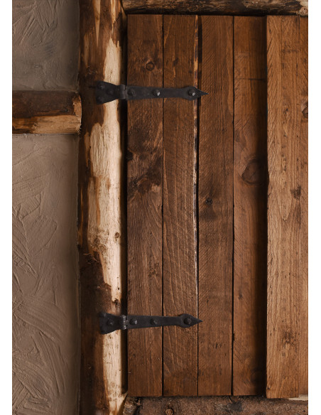 Bisagra puerta medieval forjada a mano Bisagra puerta medieval forjada a mano