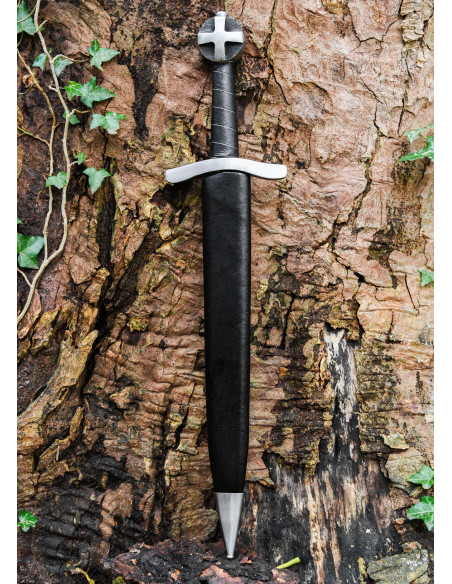 Funktionel korsfarerdolk med skede