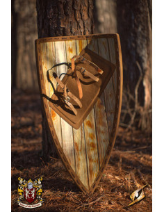Escudo medieval modelo Baron para LARP 2