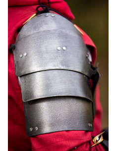 Hombreras medievales en acero modelo Landsknecht, acabado... 2