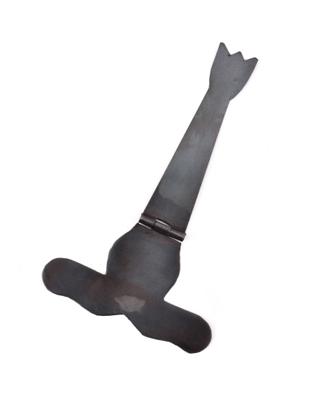 Bisagra medieval de cofre forjada en...