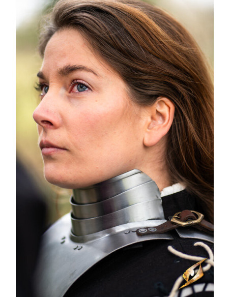 Gorjal medieval en acero modelo...